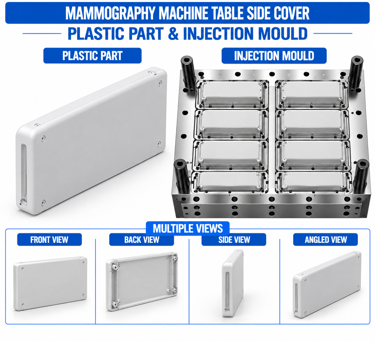 Mammography Machine Plastic Table Side Cover Mould and Moulding Service